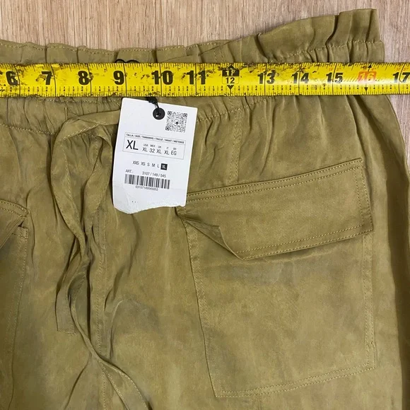 Zara Women's green  Cargo Pants - Picture 4 of 6
